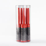 5 Cepillos Rojos Profesional Bifull (17-23-28-32-43)