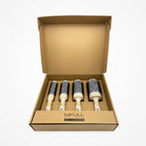Pack 4 Cepillos Térmicos De Cerámica Ren Natur Sand Colour Bifull
