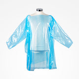 Bata Estética Con Mangas Pe Azul 108*90Cm + 60Cm Longitud Mangas (Pack 25 Unids)