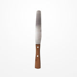Espátula Cera Mango Madera, Acero Inox Exten 02 Bifull
