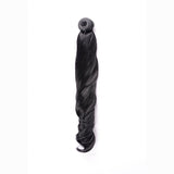 Coleta Rizada 50Cm Mod 1 Negro