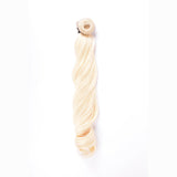 Coleta Rizada 50Cm Mod 613 Rubio Platino Natural