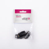 Clips Extensiones 3.2Cm Negras  4 Unds Bifull