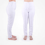 Pantalón Cintura Alta Blanco Antibacteriano Talla 40 Jorpal