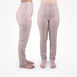 Pantalón Cintura Alta Beige Antibacteriano Talla 44 Jorpal
