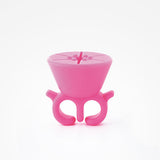 Anillo Soporte Para Botella De Esmalte Top Finger Fucsia Bifull