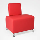 Sillón De Espera Selene Rojo Bifull