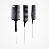 Pack 3 Peines Especiales Mechas Negros Babylight Trio Comb Bifull