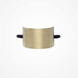Coletero Con Accesorio Dorado Rectangular Venice Ponytail Band 01 Bifull