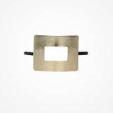 Coletero Con Accesorio Dorado Rectangular Con Hueco Venice Ponytail Band 03 Bifull