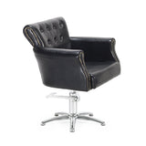 Sillón Leros Negro Vintage P.Aluminio P11 Y B.Hid B06