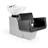 Lavacabezas Samoa Negro Ng3 1 Pto Poza Honda Blanca (Mueble Venus Gris)