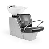 Lavacabezas Eros Negro Ng3 1 Pto Poza Honda Blanca (Mueble Venus Gris)