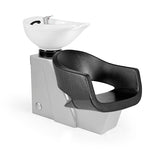 Lavacabezas Greco Negro Ng3 1 Pto Poza Honda Blanca (Mueble Venus Gris)