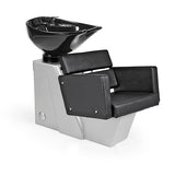 Lavacabezas Cosmo Negro Ng3 1 Pto Poza Honda Negra (Mueble Venus Gris)