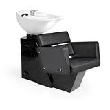 Lavacabezas Cosmo Negro Ng3 1 Pto Poza Honda Blanca (Mueble Venus Negro)