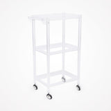 Carrito Auxiliar Estética Zinnia Acrílico Transparente Italor