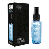 Nishman Perfume Para Barba y Bigote y Cuidado del Cabello 75 ml Genius (Sin Alcohol)
